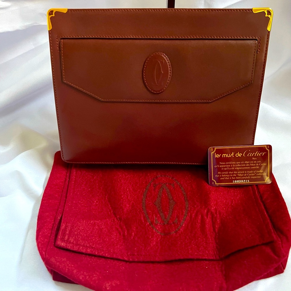 Cartier vintage 1980s clutch